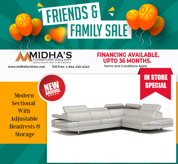 Midha Furniture offer financing on furniture