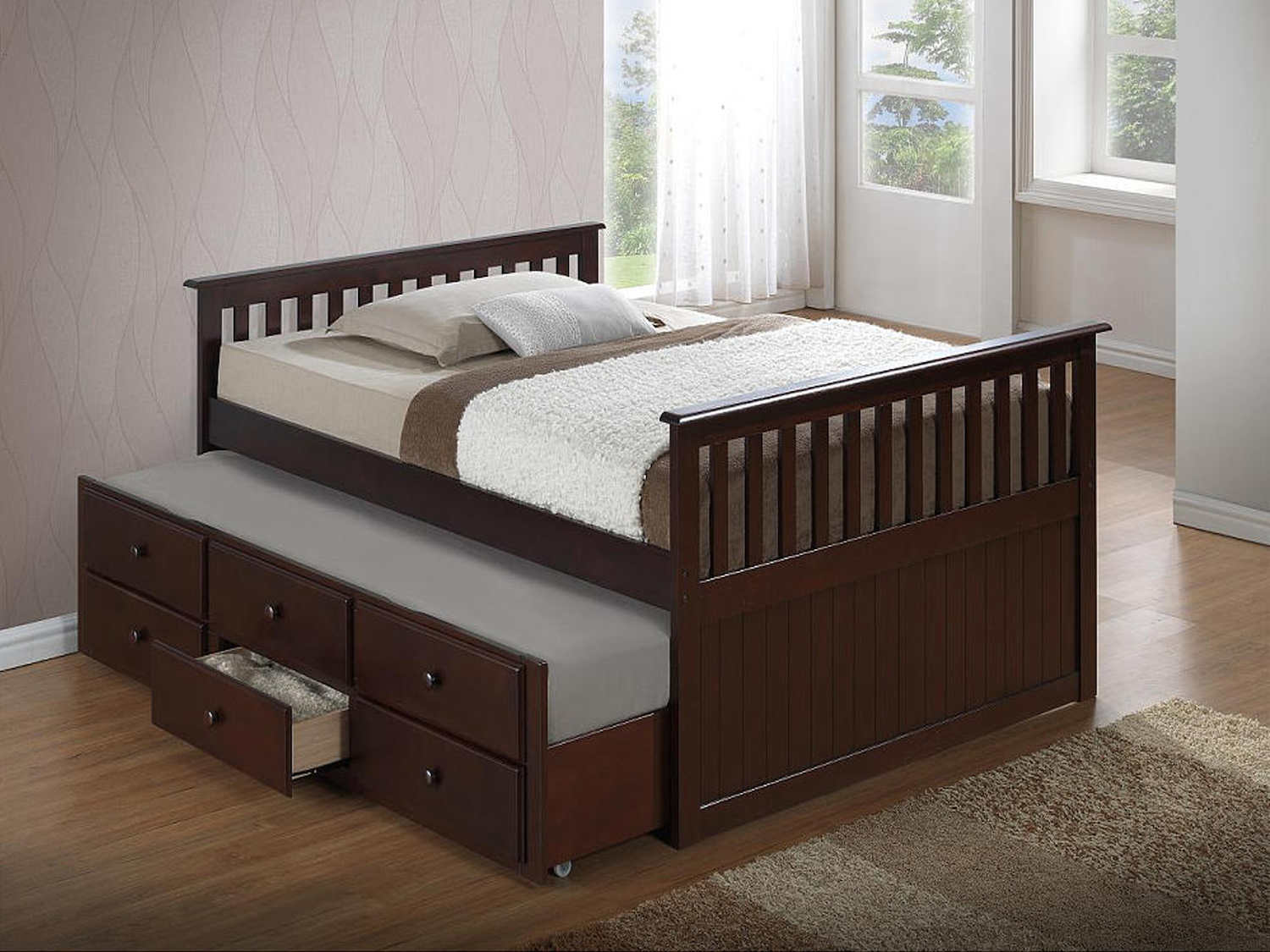 trundle beds with mattress