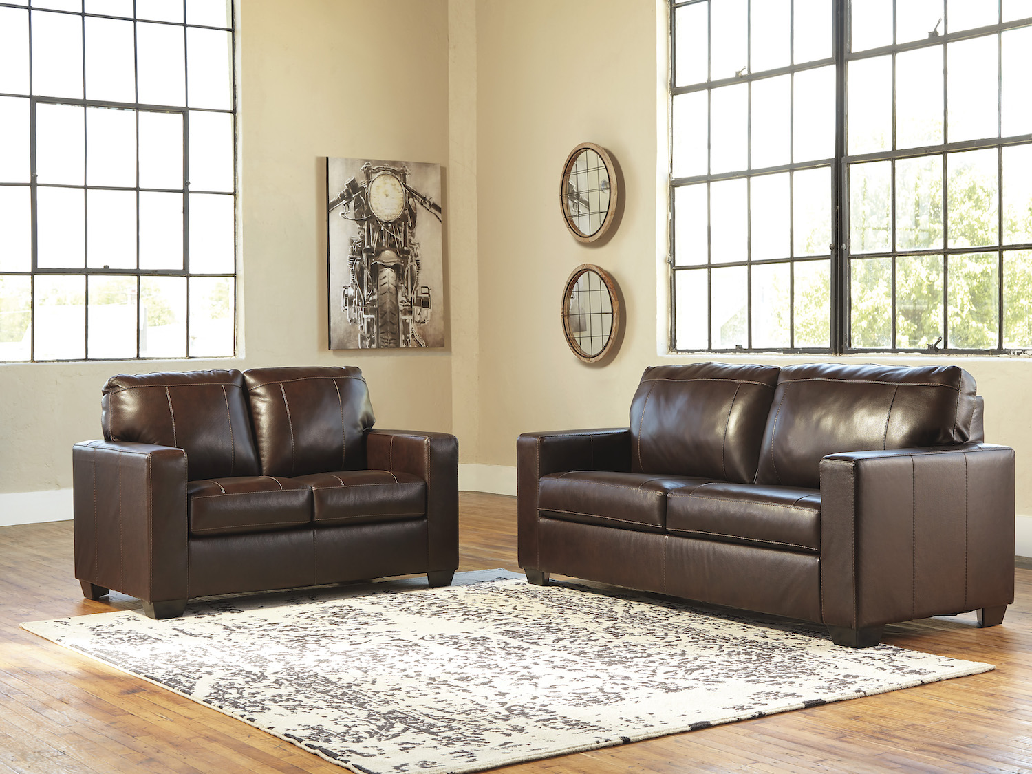 Ashley Leather Sofa Morelos Brown Sofa Up To 40 Off