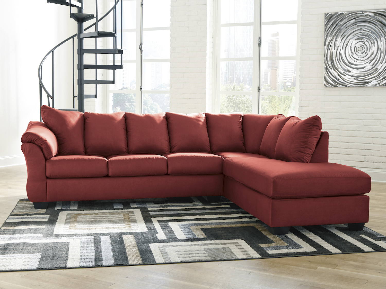 Darcy 2 PC Salsa Sectional By Ashley