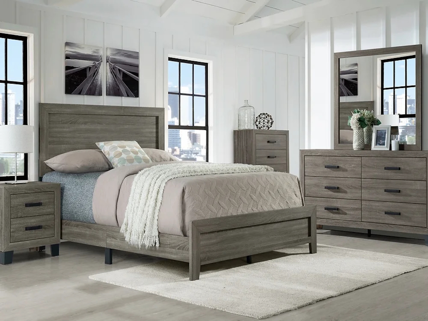 Olivia 8 PC Queen Bedroom Set