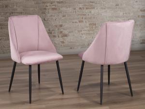 2 PC Dining Chair (Blue Velvet), 212b, Dining Chairs, 2 PC Dining Chair (Blue Velvet) from MI-TF