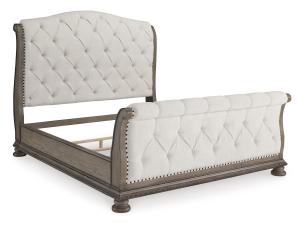 Ardenfield Upholstered Queen Size 6 PC Sleigh Bedset, b944, Bedroom Sets, Ardenfield Upholstered Queen Size 6 PC Sleigh Bedset from Ashley