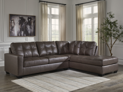 Barlin Mills 2-Piece Sectional with Chaise from Ashley by Midha's Furniture Serving Brampton, Mississauga, Etobicoke, Toronto, Scraborough, Caledon, Cambridge, Oakville, Markham, Ajax, Pickering, Oshawa, Richmondhill, Kitchener, Hamilton and GTA area