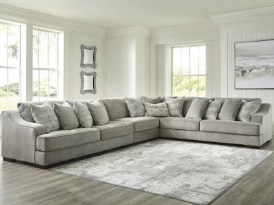 4PC MODERN EURO DESIGN LEATHER SECTIONAL SOFA S4707RB 