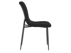 6 Brixx Dining Chairs in Black Faux Leather (Open Box), 202-083blk, Clearance, 6 Brixx Dining Chairs in Black Faux Leather (Open Box) from MI-WW