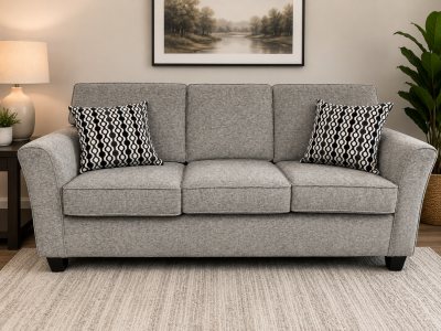 Canadian Made Sofa by Midha's Furniture Serving Brampton, Mississauga, Etobicoke, Toronto, Scraborough, Caledon, Cambridge, Oakville, Markham, Ajax, Pickering, Oshawa, Richmondhill, Kitchener, Hamilton and GTA area