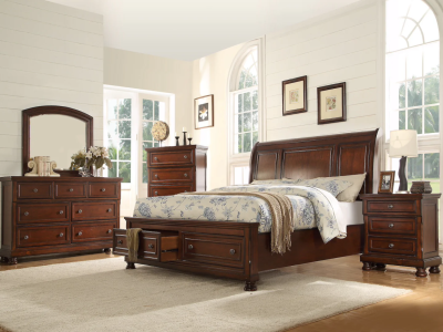 Carson Queen Bedroom Set with Storage Drawers by Midha's Furniture Serving Brampton, Mississauga, Etobicoke, Toronto, Scraborough, Caledon, Cambridge, Oakville, Markham, Ajax, Pickering, Oshawa, Richmondhill, Kitchener, Hamilton and GTA area