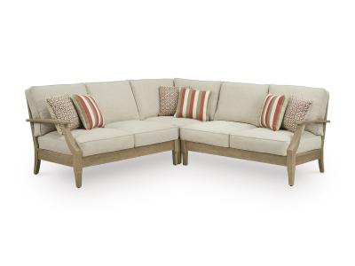Clare View 3-Piece Outdoor Sectional by Midha's Furniture Serving Brampton, Mississauga, Etobicoke, Toronto, Scraborough, Caledon, Cambridge, Oakville, Markham, Ajax, Pickering, Oshawa, Richmondhill, Kitchener, Hamilton and GTA area