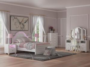 Kozlani Twin Upholstered Panel Bed Only, pcb1819b5, Kids Bedroom Sets, Kozlani Twin Upholstered Panel Bed Only from Ashley