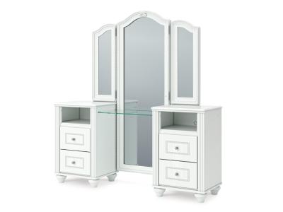 Kozlani Vanity with Mirror by Ashley by Midha's Furniture Serving Brampton, Mississauga, Etobicoke, Toronto, Scraborough, Caledon, Cambridge, Oakville, Markham, Ajax, Pickering, Oshawa, Richmondhill, Kitchener, Hamilton and GTA area