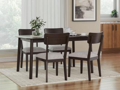 Mallenette Dining Room Table Set (5/CN) by Midha's Furniture Serving Brampton, Mississauga, Etobicoke, Toronto, Scraborough, Caledon, Cambridge, Oakville, Markham, Ajax, Pickering, Oshawa, Richmondhill, Kitchener, Hamilton and GTA area