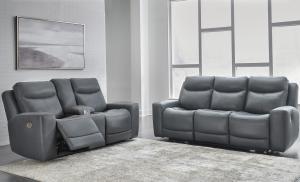 Mindanao Genuine Leather Power Reclining Sofa Only, u595, Recliner Sofa Sets, Mindanao Genuine Leather Power Reclining Sofa Only from Ashley