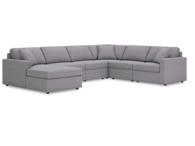 Modmax 6-Piece Sectional with Chaise by Midha's Furniture Serving Brampton, Mississauga, Etobicoke, Toronto, Scraborough, Caledon, Cambridge, Oakville, Markham, Ajax, Pickering, Oshawa, Richmondhill, Kitchener, Hamilton and GTA area