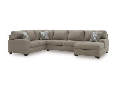 Newellen 3-Piece Sectional with Chaise by Midha's Furniture Serving Brampton, Mississauga, Etobicoke, Toronto, Scraborough, Caledon, Cambridge, Oakville, Markham, Ajax, Pickering, Oshawa, Richmondhill, Kitchener, Hamilton and GTA area