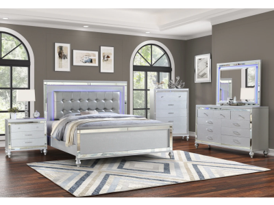 Valentino 6 PC Bedroom Set by Midha's Furniture Serving Brampton, Mississauga, Etobicoke, Toronto, Scraborough, Caledon, Cambridge, Oakville, Markham, Ajax, Pickering, Oshawa, Richmondhill, Kitchener, Hamilton and GTA area
