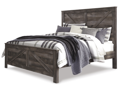 Wynnlow Queen Crossbuck Panel Bed by Midha's Furniture Serving Brampton, Mississauga, Etobicoke, Toronto, Scraborough, Caledon, Cambridge, Oakville, Markham, Ajax, Pickering, Oshawa, Richmondhill, Kitchener, Hamilton and GTA area